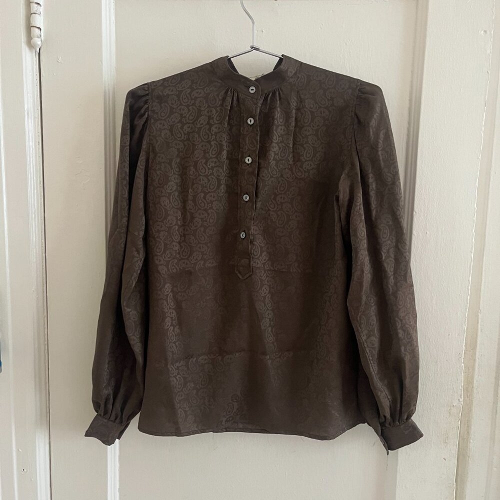 YSL Silk Tunic Top (Rive Gauche)